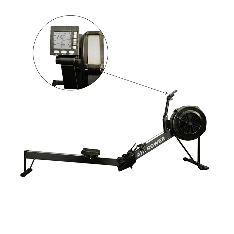 

Delivery from France warehouse No MOQ Cheap home use indoor air rower machine for keeping fit body building, Black