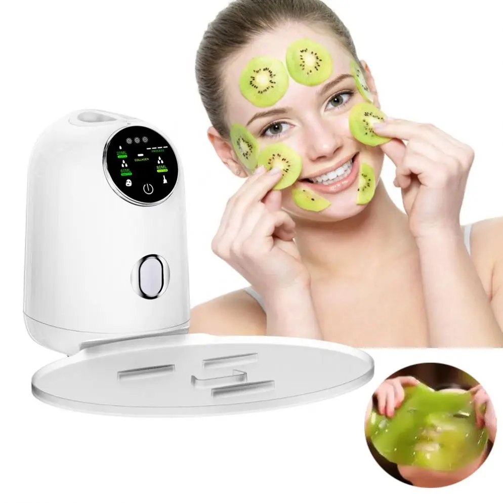 

Skin care beauty equipment DIY Fruit face Nature Fresh mask maker machine, White