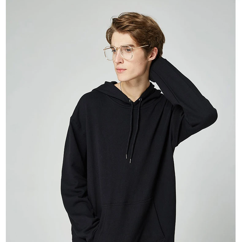 

Wholesale Street Fashion Men Custom Print Pullover heavy Hoodie