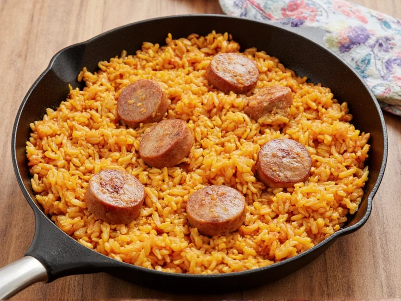Sausage and Rice Skillet: Perfect One-Pan Meal Recipe