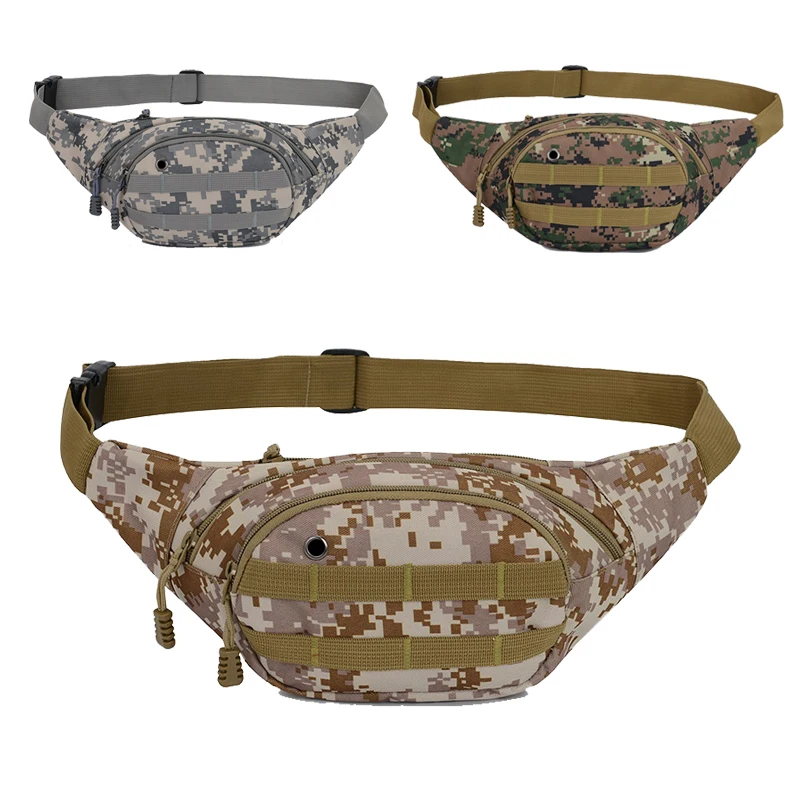 

Popular Selling Waist Bag Fashion Fanny Pack Camo Waterproof Crossbody Bag Nylon Outdoor Sling Bag