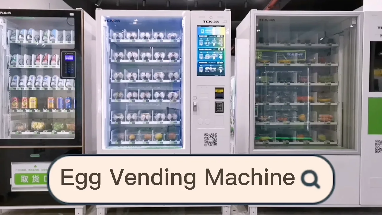 2020 Tcn Elevator Automatic Selling Salad Eggs Vending Machine Buy
