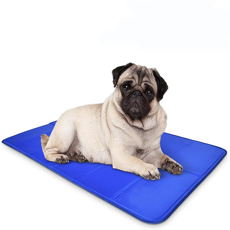 

ZMaker Cooling Gel Thick Durable Non Toxic Easy to Clean Cooling Mat for Pets Summer Dog Cooling Mat, Blue (customized colors welcome)