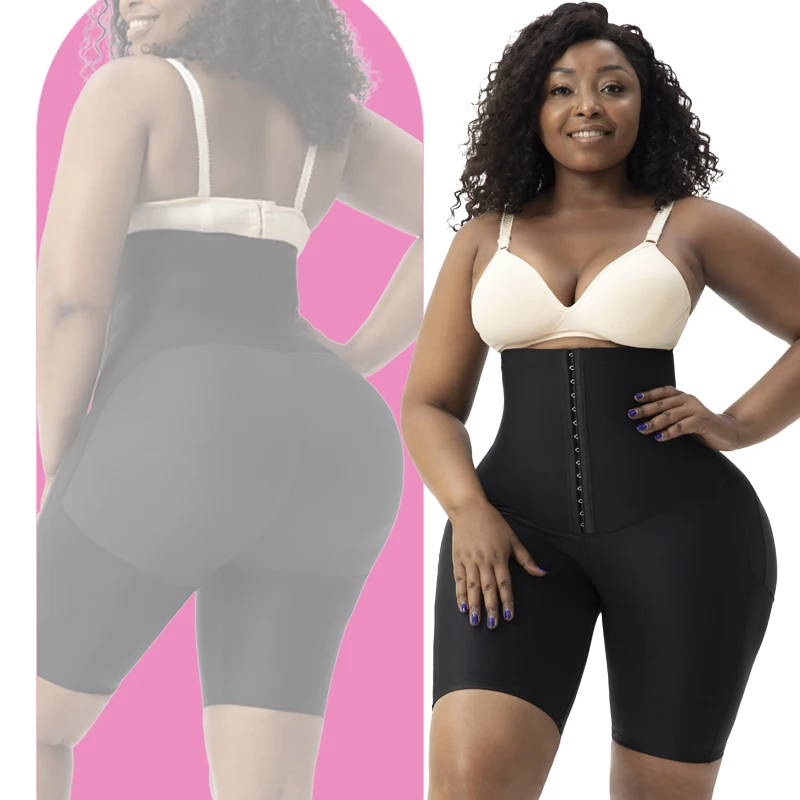 Custom Compression Thigh Slimmer Tummy Control Colombianas De Mujer Fajas Shapewear Women Bodyshaper Bbl Shorts