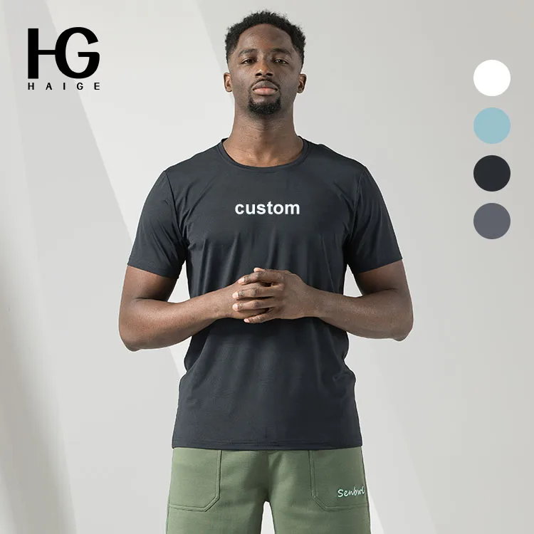 

2022 New Fitness Gym Clothes T-shirt For Men Plain T-shirts Basketball Running Training Mens Summer Outfit Clothing