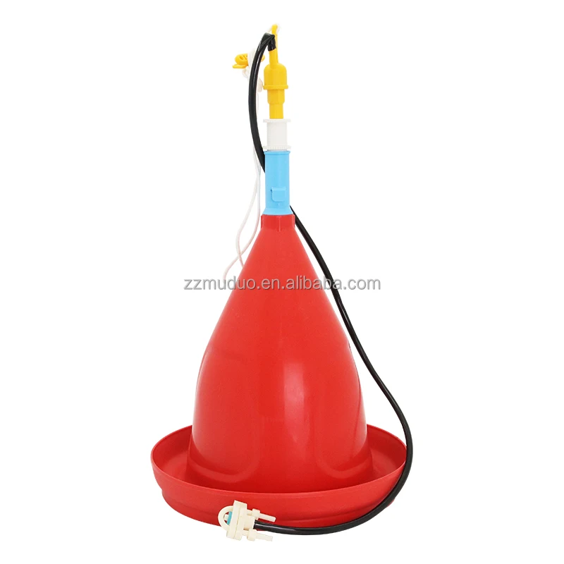 Chicken Plasson Drinker Jumbo Automatic Poultry Plasson Bell Drinker Without Weight Kettle Broiler Duck Goose Breeder