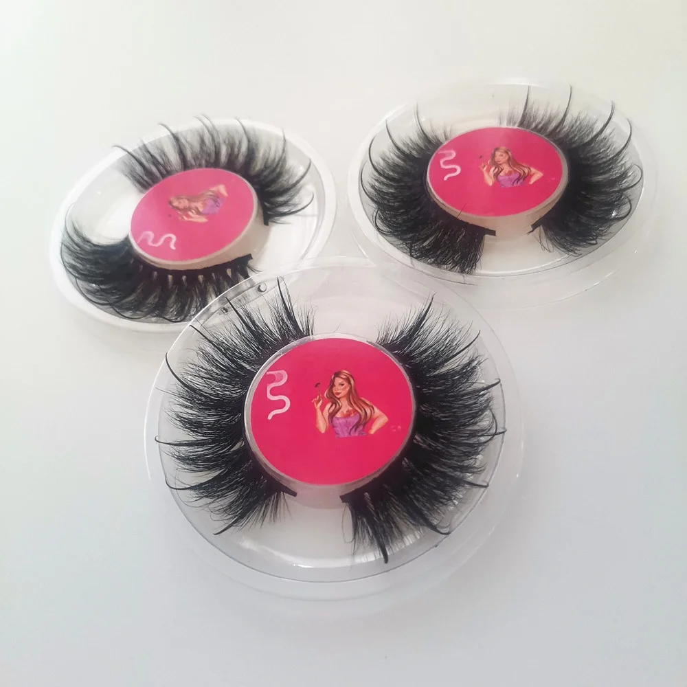 

NEW false eyelashes fluffy best selling color lashes3d wholesale vendor color 25mm 5d mink eyelashes full strip lashes