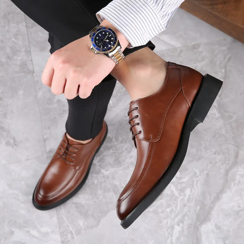 

sh12295a Fashion Business Dress Men Shoes 2022 New Classic Leather Men'S Suits Shoes Drop Shipping