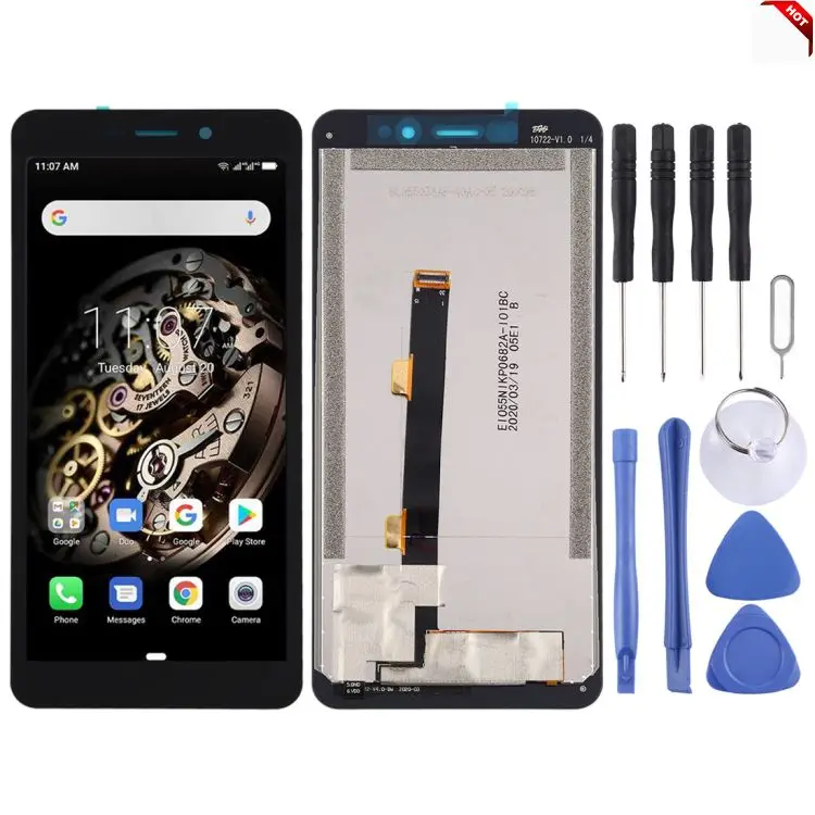 

Wholesales Lcd Replacement LCD Touch Screen and Digitizer Full Assembly Ulefone Armor X5 / X5 pro original screen LCD display