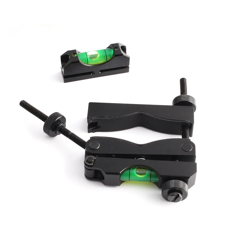

Fyzlcion Riflescope Reticle Leveling System with Heavy-Duty Construction Universal Adjustable Design, Black