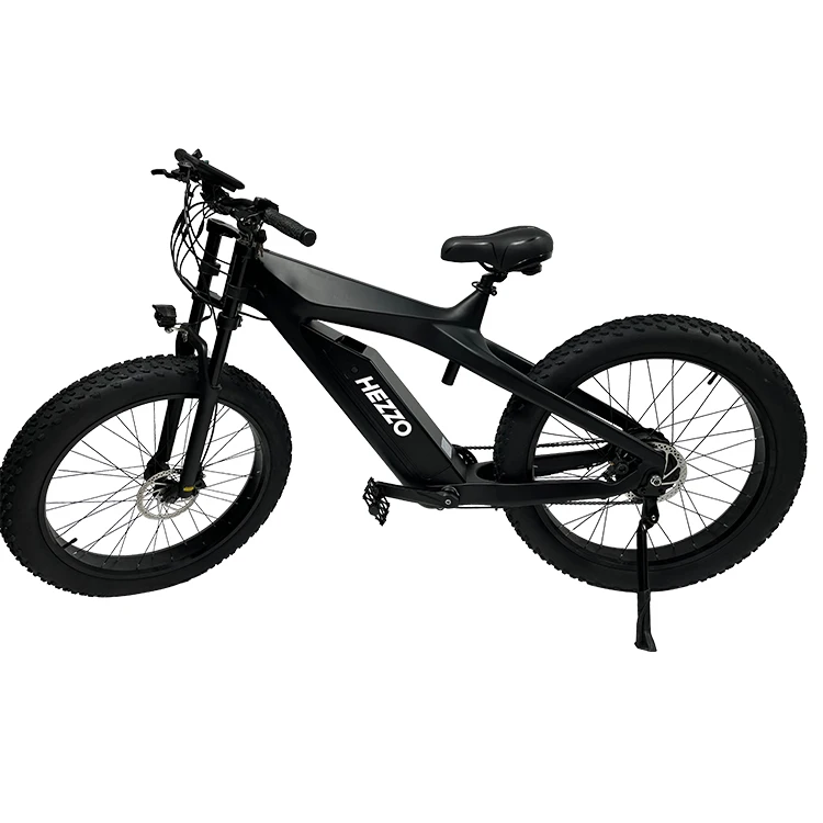 

2021 New Product High Quality fat Ebike Carbon Fiber Frame with Mid Motor Integrated Battery 17AH battery 1000W bafang motor