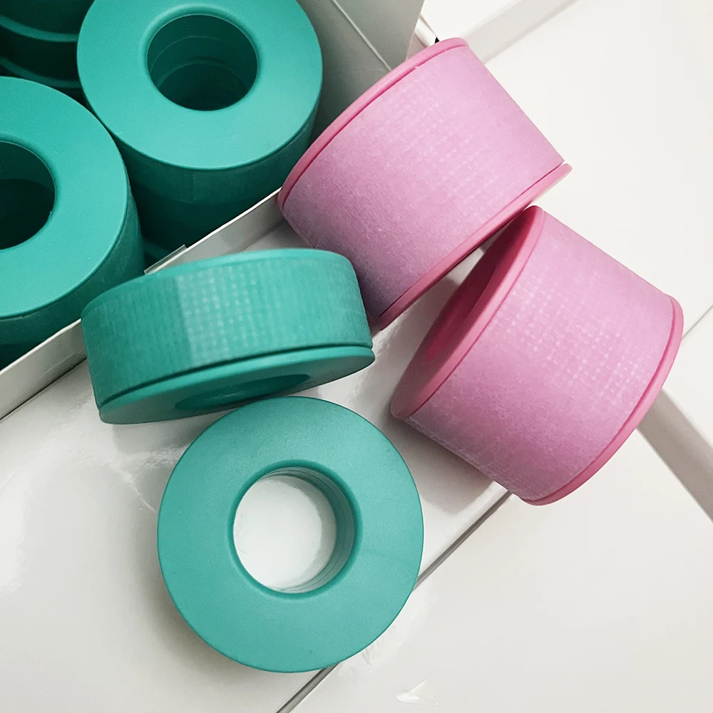 

Disposable Breathable eyelash extensions tape vendor Micro foam Pink Silicon Gel Lash Tape For Lash gel sensitive lash tape
