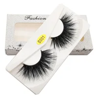 

own logo wholesale natural soft strip eyelash 25mm mink eyelash eyelashes box packing custom private label Qnour