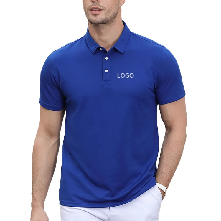 

TS133 Custom LOGO Office Uniform Knited Embroidered Casual POLO Shirt Designs Mens Golf Shirts Dry Fit POLO