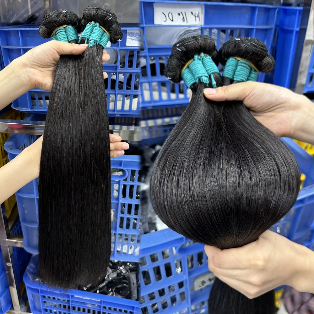 Vietnamese Hair Supplier Unprocessed Raw Virgin Hair Vendors100 Human Hair Bundle Brazilian Hair From Vietnam 40 50 Inch 15A
