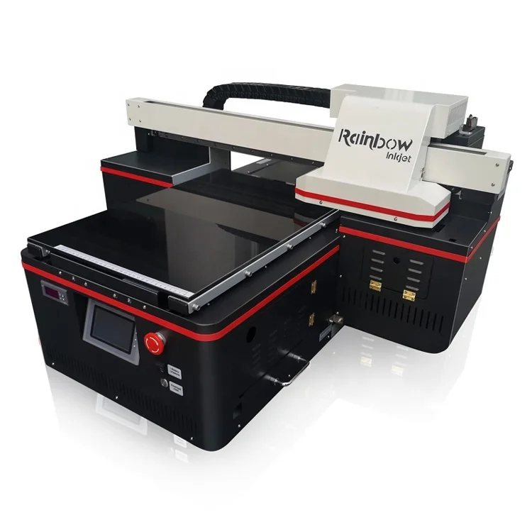 
Rainbow quick speed RB-4060 uv flatbed printer with dual DX8 heads printing machine 
