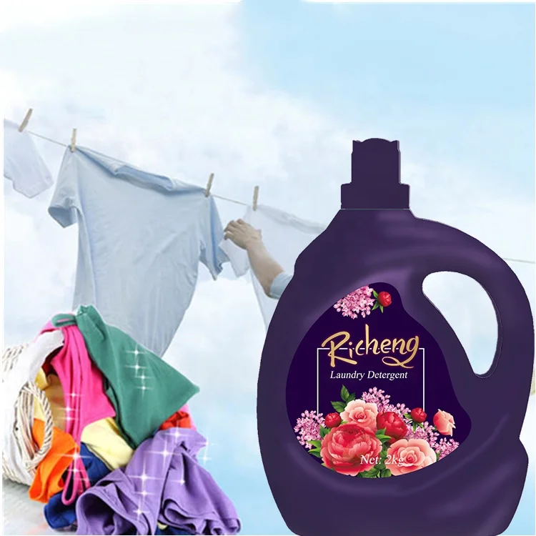 

Manufacturer Private Label New Formula Household Chemicals Deep Cleaning Laundry Liquid Detergent, Purple liquid