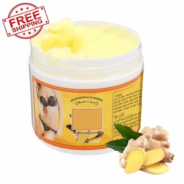

Ginger Fat Burning Cream Anti-cellulite Full Body Slimming Weight Loss Massaging Cream Leg Body Waist Effective Reduce Cream
