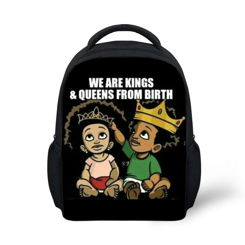 

Cartoon Themed School Bags Small Kinder Garten Bag Afro African Baby Boys Printing Sac Scolaire Backpack School Bags Student, Customized color,printable