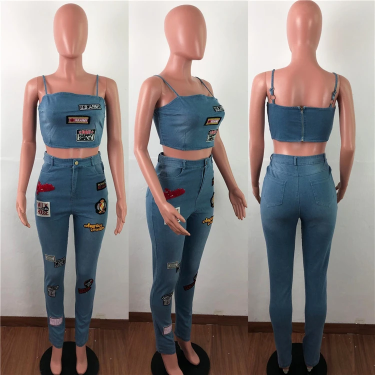 
Clothes Vendor for polka dot cover up and pencil pants two pieces set women clothing 