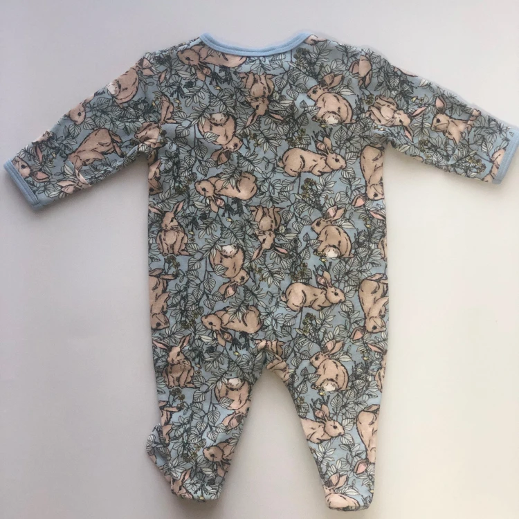 
Wholesale cotton baby jumpsuit fall newborn baby clothes interlock 003 