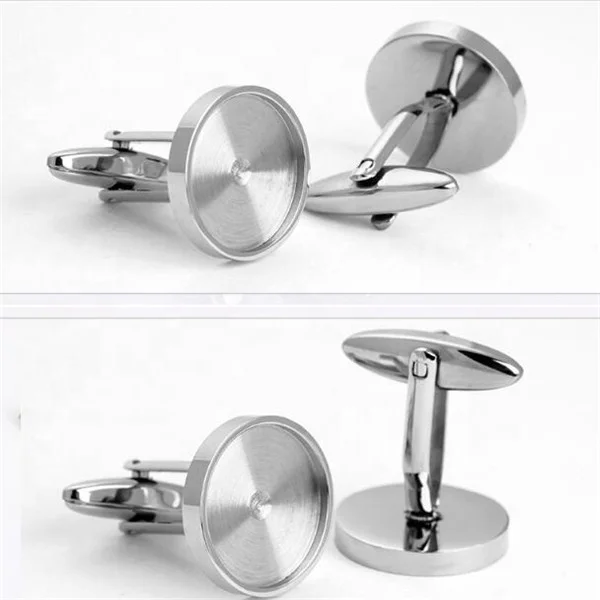 

Yiwu Aceon Stainless Steel Custom Unique DIY Jewelry Base Cufflinks Different Size Bezel Cuff Link