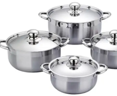 

8pcs stainless steel induction cookware set