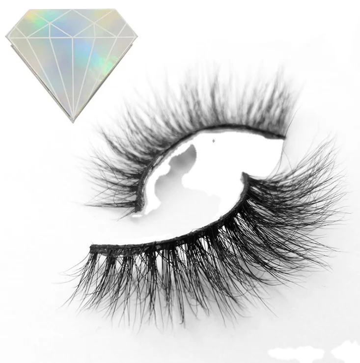 

Hot sells 100% real fur soft hair 3d ermine false eyelashes,customized packaging box mink eyelash, Black color