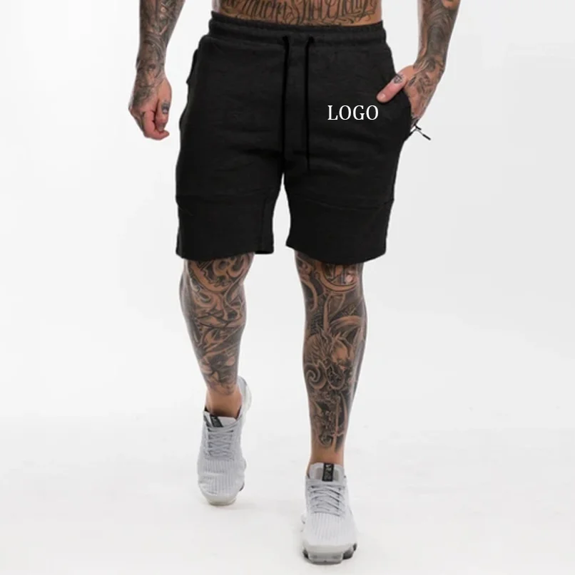 

Best Selling Cross Border Summer Sports Fitness Shorts Mens Outdoor Breathable Leisure Running Trend Pants Cotton, As picture