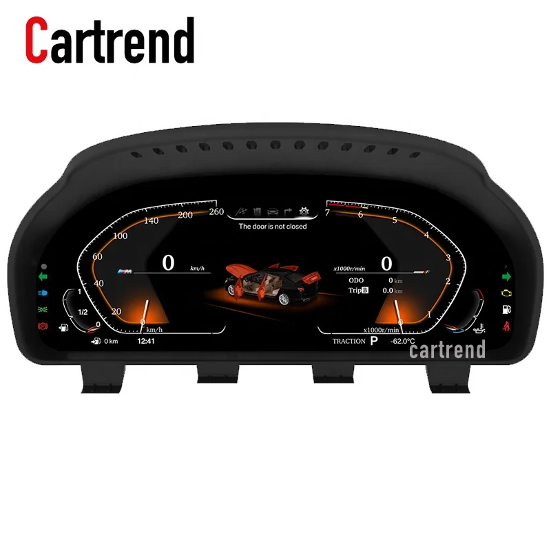

12.3-inch Virtual Cockpit Display for BM W 5 Series CIC NBT System Carplay Meter Dashboard Screen LCD Instrument Speed Gauge
