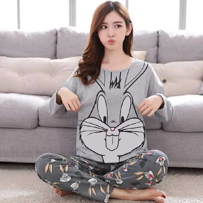 

Baju Tidur Budak Hot Sale Custom Printed Cheap Milk Silk Long Cute Pajamas Pijamas Dama sleepwear