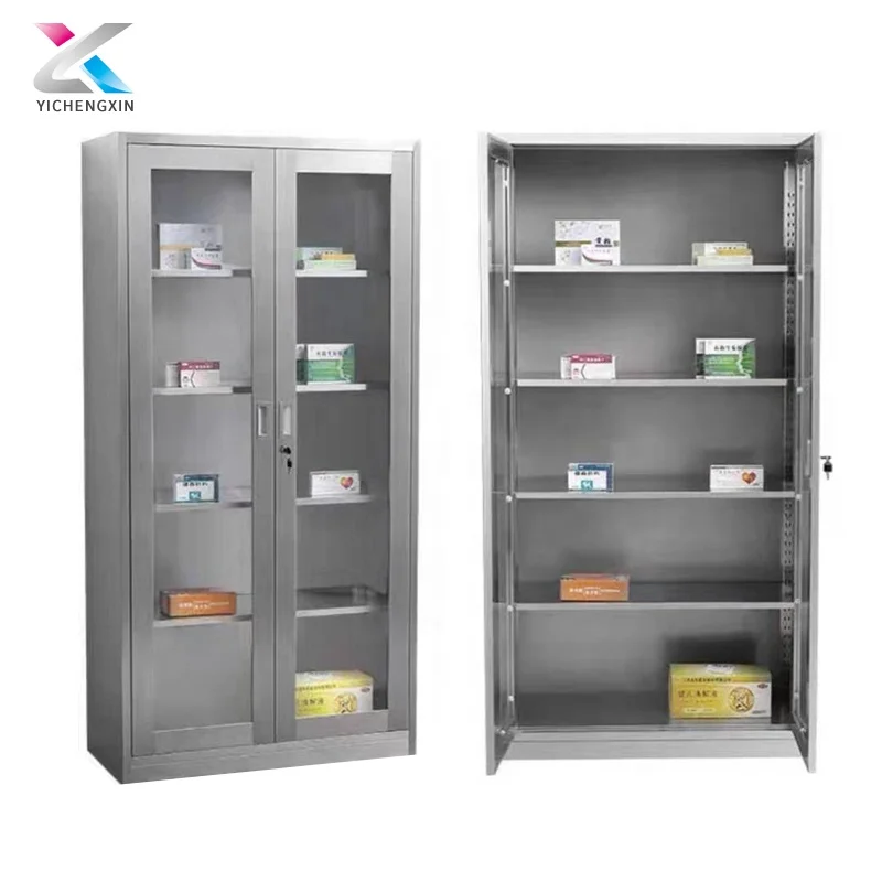 
304/201 Stainless steel instrument cabinet hospital medical instrument cabinet 
