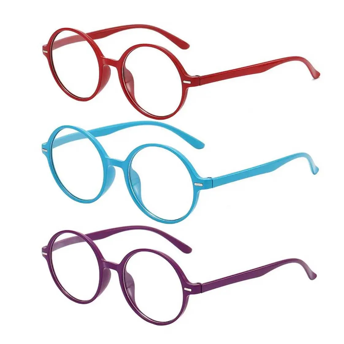 

round wholesale hot Fashion anti blue block design reader Plastic Cheap plastic men women Reading Glasses