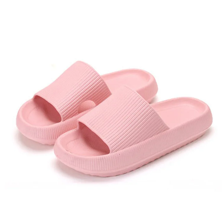 

Wholesale Summer Anti-Slip Beach Slippers Women Thick Bottom Indoor Sandal Men EVA Bathroom Leisure Flip Flop Unisex Slides Shoe, Picture