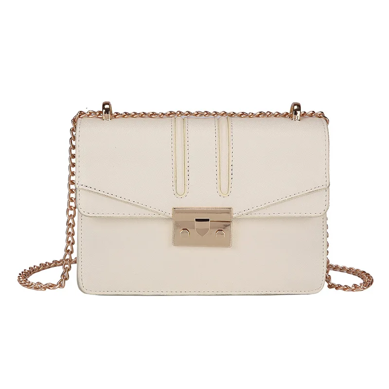 

RTS20004- 2021 Hot Sale Stock 100% PU Leather Handbag Fashion Bags for Girl, Beige color, various colors available