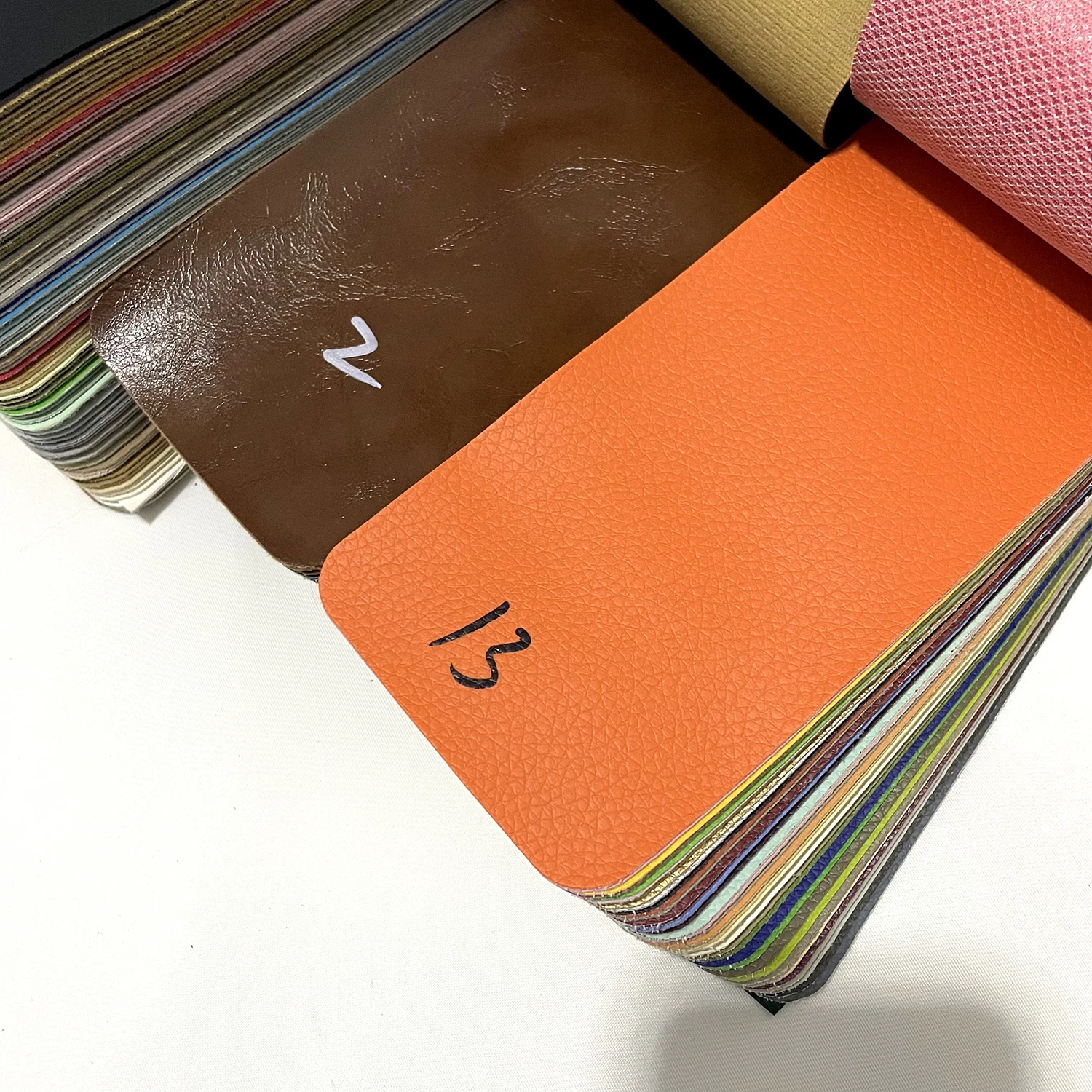 Faux Pvc Leather Vegan Leather Bag Synthetic Leather Book Cover