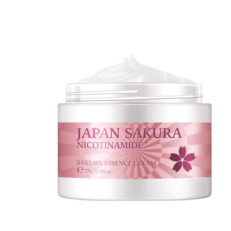 

Free Sample New Best Private Label Japan Face Moisturizer Whitening Cream Sakura Essence Face Cream