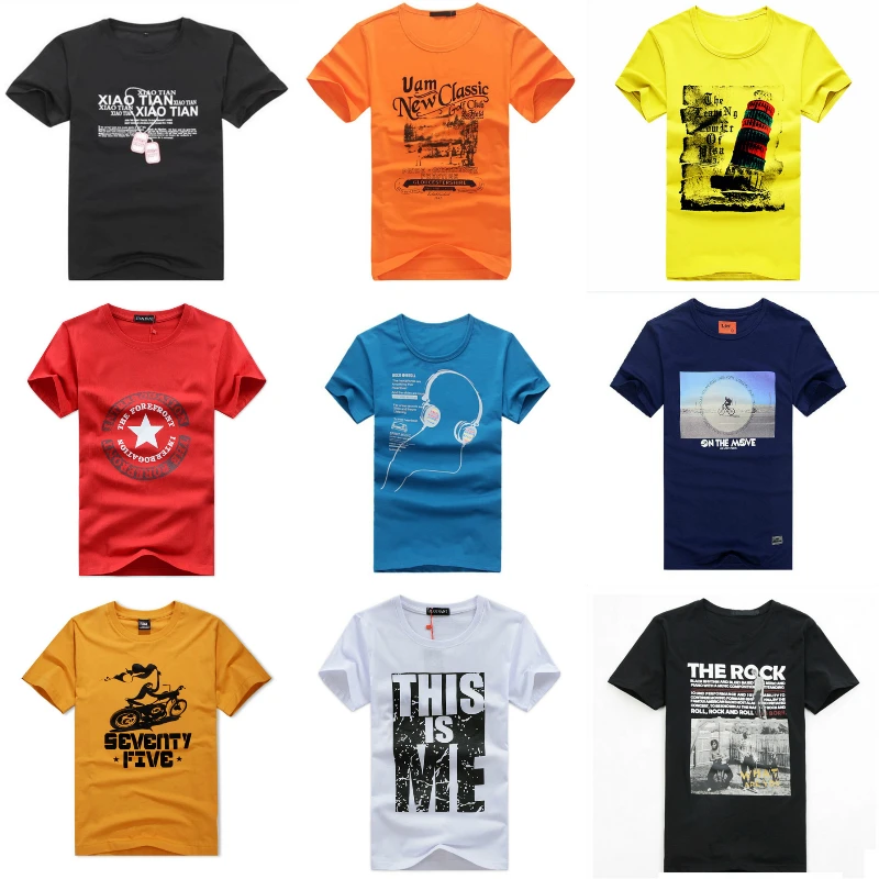

Factory custom men's t-shirt large size printing T-shirt 100% cotton solid color T-shirt men's short sleeves
