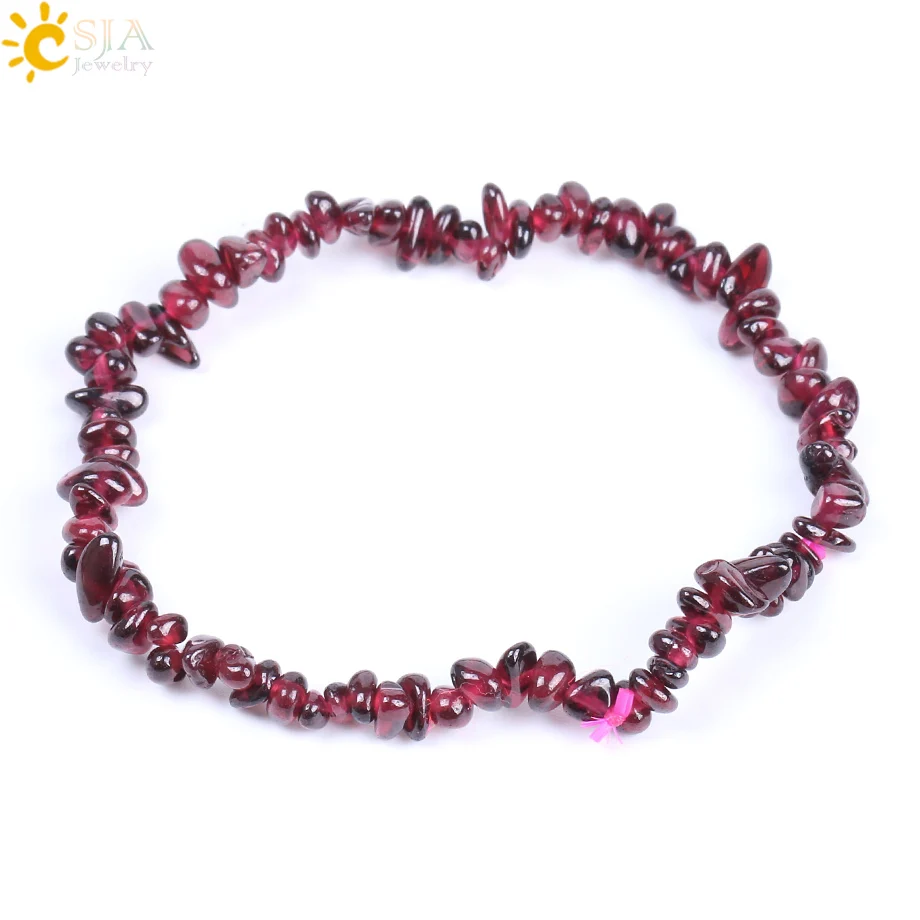CSJA fashion trendy irregular crystal gravel red chip bead bracelet for women reiki balance jewelry wholesale F156
CSJA fashion trendy irregular crystal gravel red chip bead bracelet for women reiki balance jewelry wholesale F156