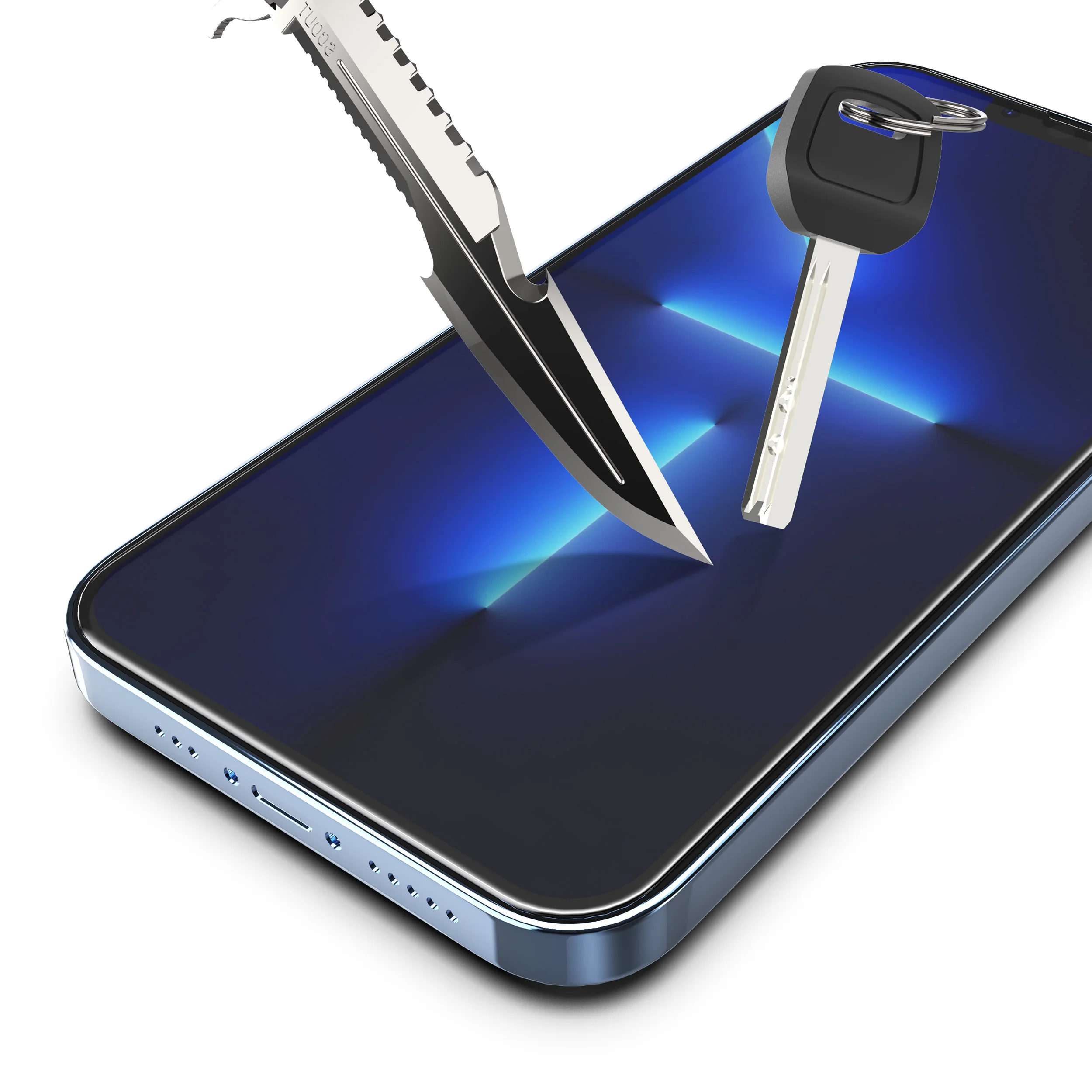 

Low moq anti blue 9h glass screen protector iphone 13 3 pack 2.5d screen protector with frame for Samsung for HUAWEI for Xiaomi