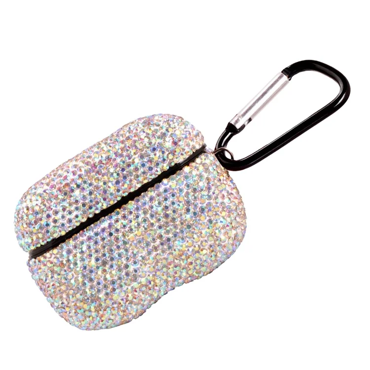 

SIKAI New Arrival protective cover 3 generation pro earphone case shell diamond protection shell with key hang buckle