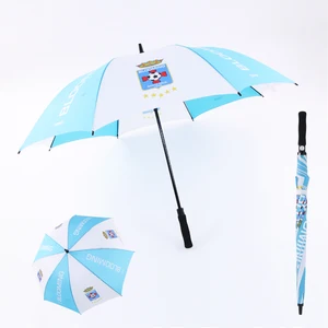 Image of Promotional cheap Customized straight windproof Golf umbrella with logo prints