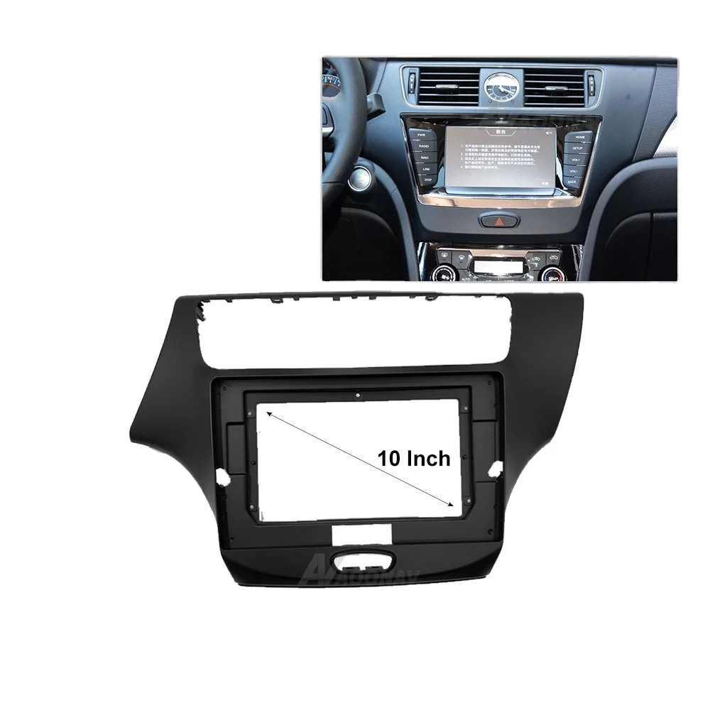 

10 Inch Car Auto Radio Multimedia fascia For BAIC SAAB 2016 X55 2Din Player Fascia Audio Fitting Adaptor Panel Frame Kits
