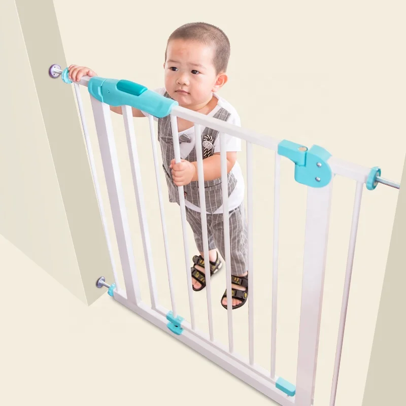 

Child Protector Home Isolating Fence Baby Gate Safety, White and black