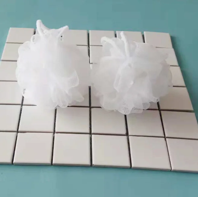 

Best Selling Products Easy Cleaning White Bath Soap Sponge with Rope, As pics