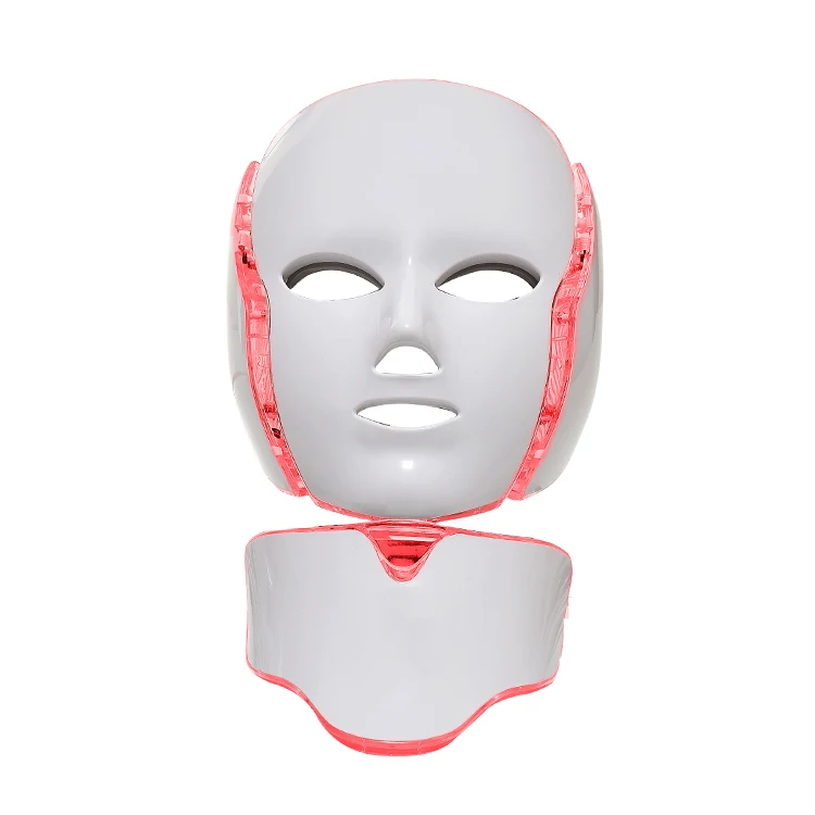

OEM facial mask for skin care face led mask Gold Color Electric LED facial for home use LED light therapy masks