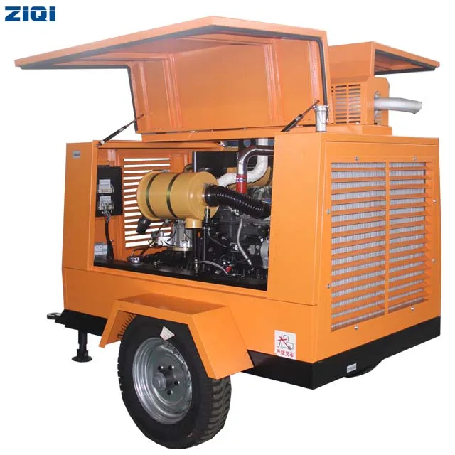 
185cfm air compressor diesel engine mining portable compressor for sale 
