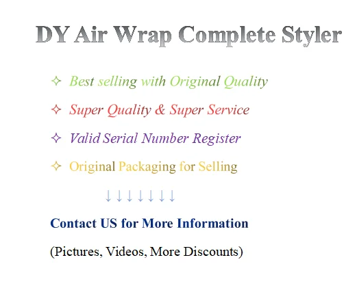 

Hot Sell Best Quality DY Air Wrap Complete Styler Salon Air Wrap With Leather Case Accessories For DY Air Wrap