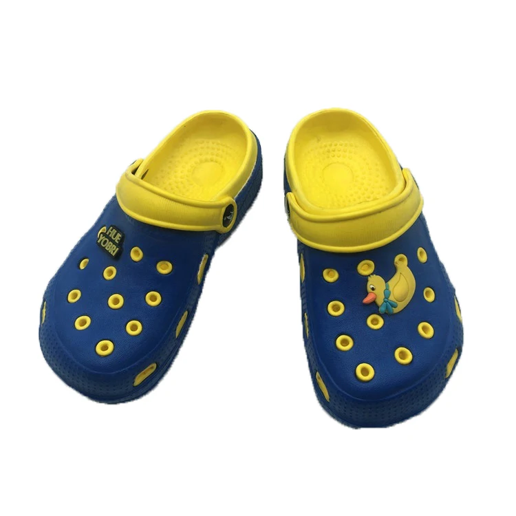 

Two layer two color sole eva clog of injecetion kid slide sandal, Picture
