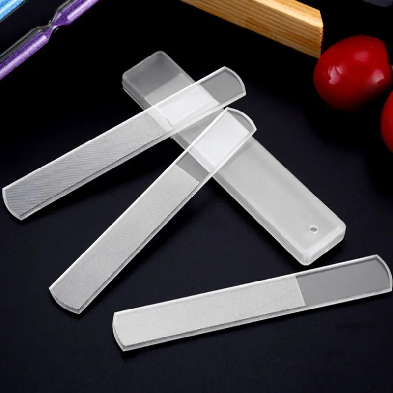 

NA034 Durable Nano Glass Nail File Buffer Manicure Files Nail Art Glass Buffer Polishing Grinding File Buffing Kit